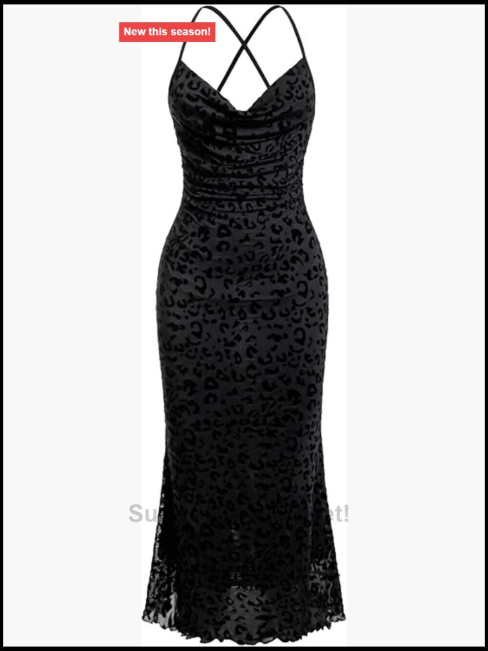 Sleeveless Cowl Neck Bodycon Maxi Dress Draped Spaghetti Strap Party Evening